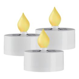 Solcelledrevne LED Fyrfadslys