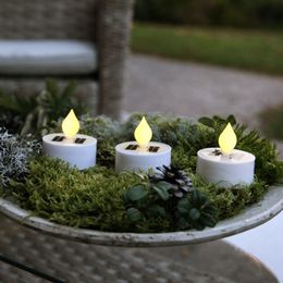 Lysbildefremvisning - Solcelledrevne LED Fyrfadslys