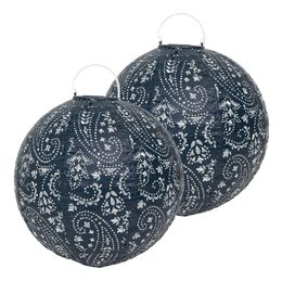 Aurinkokennolyhdyt Boho Navy