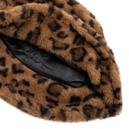 Diaesitys - Aurinkohattu Tekoturkista Leopardi