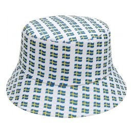 Solhatt med Svenska Flaggor