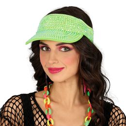 Lysbildefremvisning - Solskærm med Strass Grøn