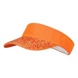 Solskärm med Strass Neonorange