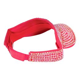 Lysbildefremvisning - Solskjerm med strass rød