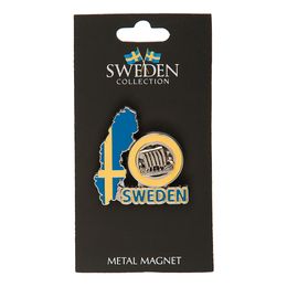 Souvenir Sweden Karta Magnet