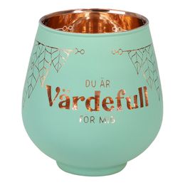 Bildspel - Ljuslykta Spegelglas med Text