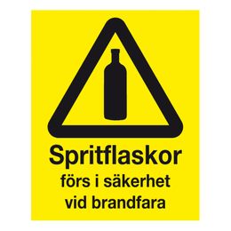 Klistermärke Spritflaskor