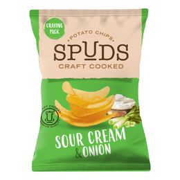 Spuds Craft Cooked Sour Cream & Onion
