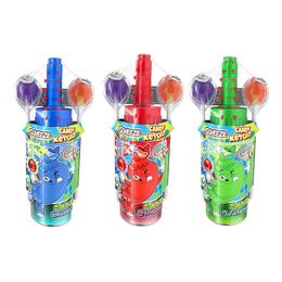 Squeeze Candy Ketchup med Lollipops