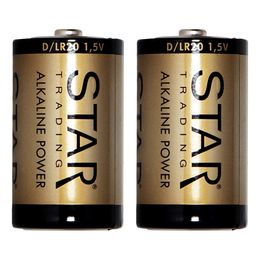 ST Power Alkaline D-Batterier