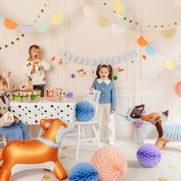 Lysbildefremvisning - Stående Folieballon Corgi