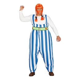 Stark Gallisk Man Maskeraddräkt