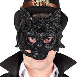 Lysbildefremvisning - Steampunk Ulvemaske