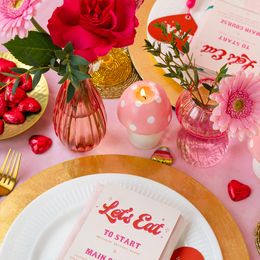 Bildspel - Stearinljus Svamp Rosa