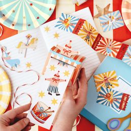 Bildspel - Stickers & Biljetter Cirkus