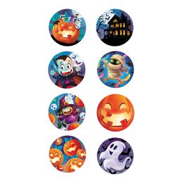Lysbildefremvisning - Stickers Halloween på Rulle