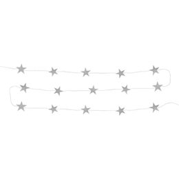 Stjärngirlang Silver/Glitter