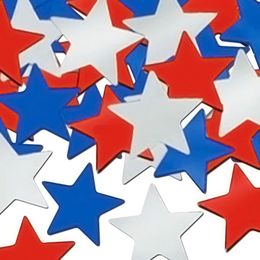 Stjärnkonfetti Röd/Vit/Blå