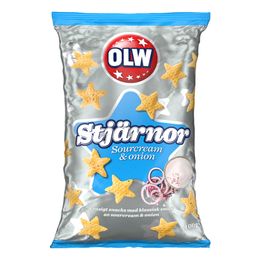OLW Stjärnor Sourcream & Onion