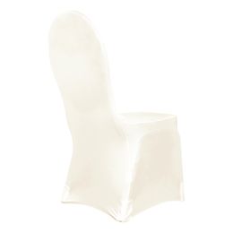 Bildspel - Stolsöverdrag Krämvit