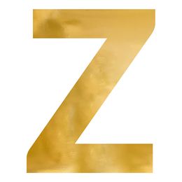 Lysbildefremvisning - Stor Speilbokstav Gull