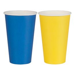 Stora Pappersmuggar Blå/Gul