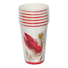 Store Papkrus Krebs med Dild