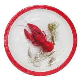 Stora Papperstallrikar Kräfta med Dill