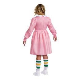 Bildspel - Stranger Things Eleven Rosa Teen Maskeraddräkt