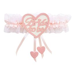 Lysbildefremvisning - Strømpebånd Bride to Be Lyserød