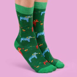 Bildspel - Strumpor med Dalahästar