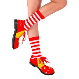 Strumpor Röd/Vit Randiga
