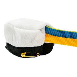 Bildspel - Studentmössa Brosch med Blå/Gult Band