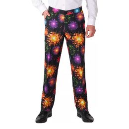 Lysbildefremvisning - Suitmeister Fireworks Black Jakkesæt