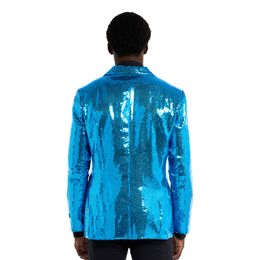 Bildspel - Suitmeister Paljettkavaj Blå