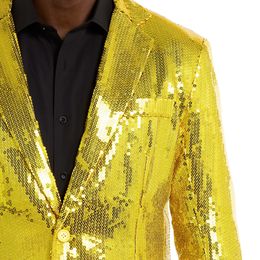 Bildspel - Suitmeister Paljettkavaj Gul