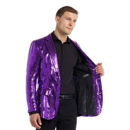 Bildspel - Suitmeister Paljettkavaj Lila