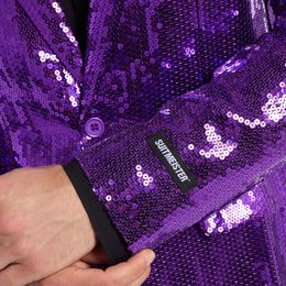 Bildspel - Suitmeister Paljettkavaj Lila