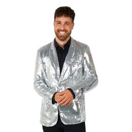 Lysbildefremvisning - Suitmeister Pailletjakke Sølv