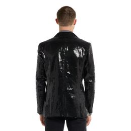 Lysbildefremvisning - Suitmeister Paljettjakke Svart