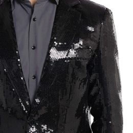 Lysbildefremvisning - Suitmeister Paljettjakke Svart