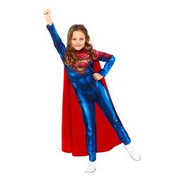Diaesitys - Supergirl Jumpsuit Lasten Naamiaisasu