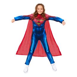Diaesitys - Supergirl Jumpsuit Lasten Naamiaisasu