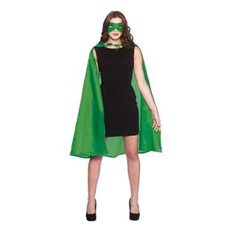 Lysbildefremvisning - Superhelte Cape med Maske Grøn