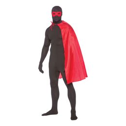 Bildspel - Superhjälte Cape med Mask Röd