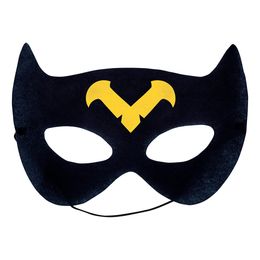 Lysbildefremvisning - Superhelt Svart Kappe med Maske for Barn