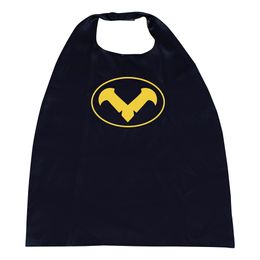 Lysbildefremvisning - Superhelt Svart Kappe med Maske for Barn