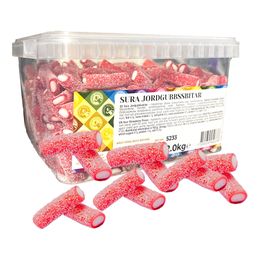 Sura Jordgubbsbitar Storpack