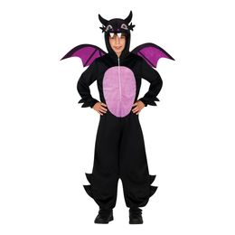 Svart Drake Barn Maskeraddräkt