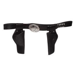 Musta tuplaholsteri patruunoilla